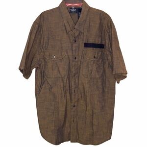 Harley Davidson Short Sleeve Button Down Shirt